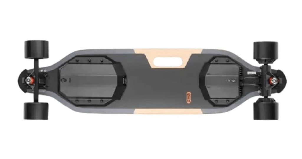 Meepo V5 električni skejtboard sa donje strane